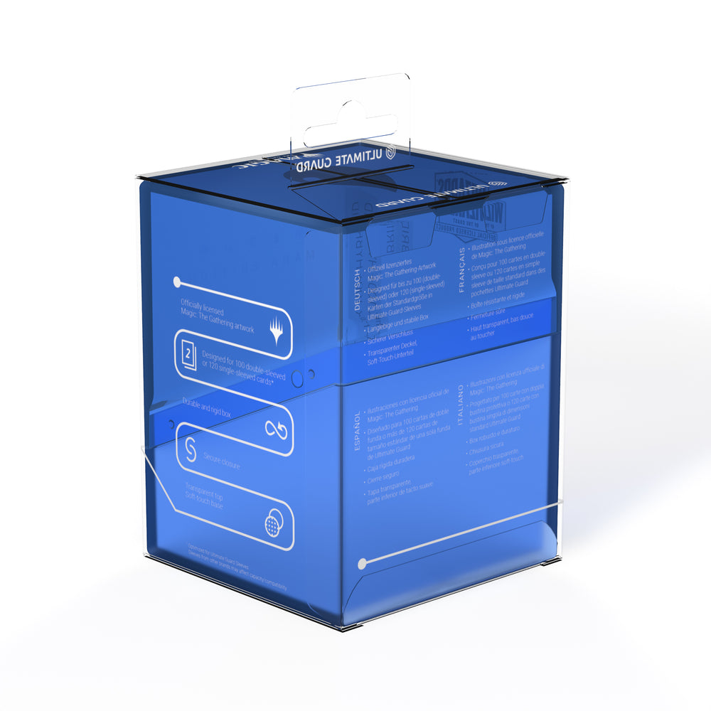 UG DECK CASE BOULDER 100+ MTG MANA EDITION ISLAND