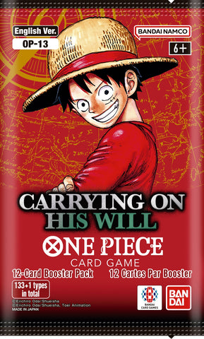 ONE PIECE CG OP-13 CARRYING ON HIS WILL BOOSTER