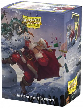 DRAGON SHIELD SLEEVES BRUSHED ART CHRISTMAS 2025 100CT