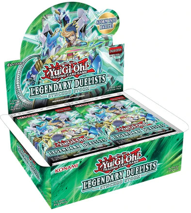 YUGIOH - LEGENDARY DUELISTS SYNCHRO STORM 1ST EDITION BOOSTER BOX