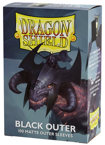 DRAGON SHIELD STANDARD SLEEVES OUTER MATTE BLACK