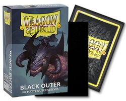 DRAGON SHIELD STANDARD SLEEVES OUTER MATTE BLACK