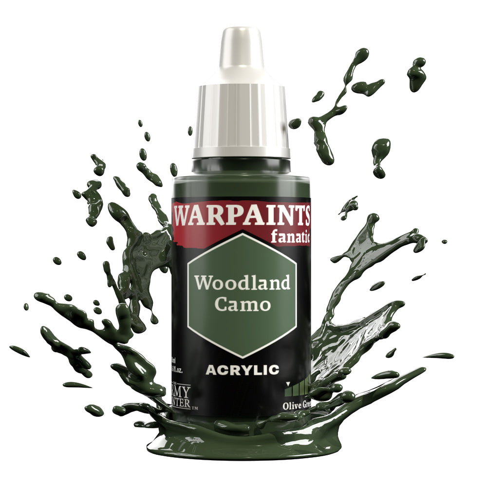 WARPAINTS: FANATIC ACRYLIC WOODLAND CAMO