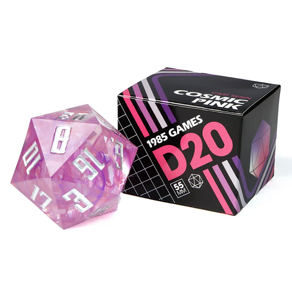 MEGA D20 COSMIC PINK 55MM SHARP EDGE