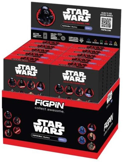 FIGPIN STAR WARS SITH MYSTERY MINIS 10CT