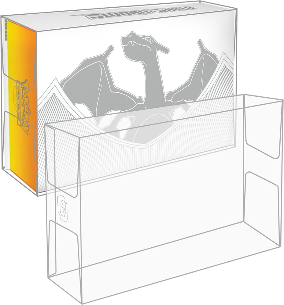 ER POKEMON TCG SWORD AND SHIELD CHARIZARD ULTRA PREMIUM COLLECTION PET BOX DISPLAY CASE