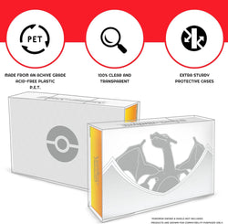 ER POKEMON TCG SWORD AND SHIELD CHARIZARD ULTRA PREMIUM COLLECTION PET BOX DISPLAY CASE