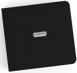 ER 4X3 BINDER WITH ZIPPER BLACK