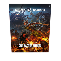 DND RPG 2024 CHARACTER SHEETS