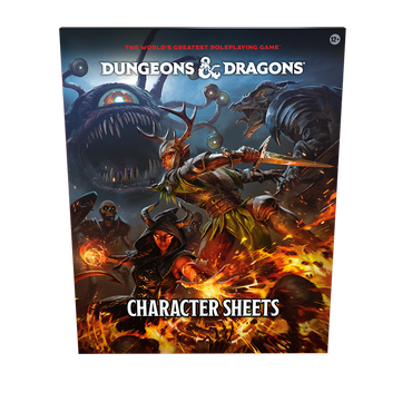 DND RPG 2024 CHARACTER SHEETS