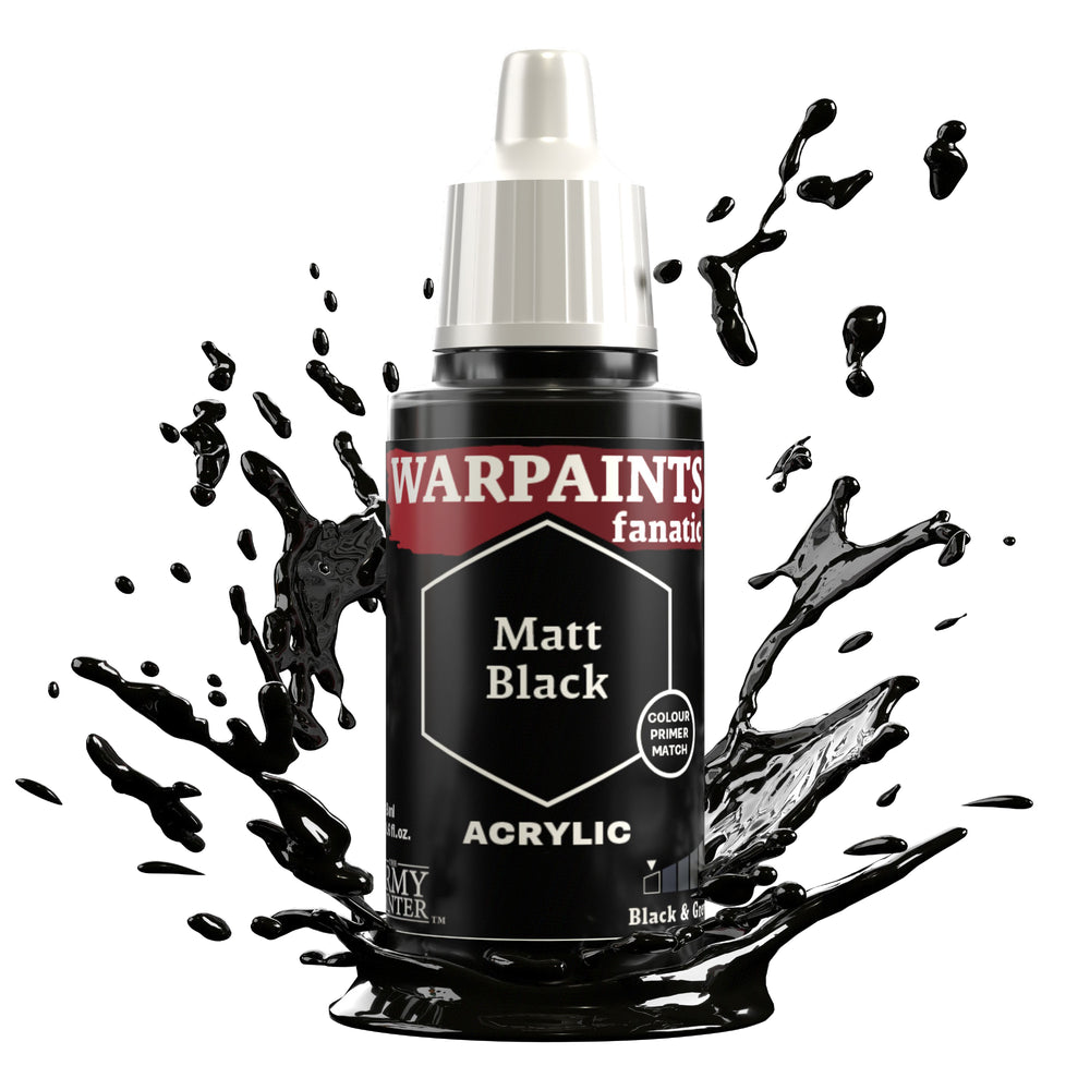 WARPAINTS: FANATIC ACRYLIC MATT BLACK