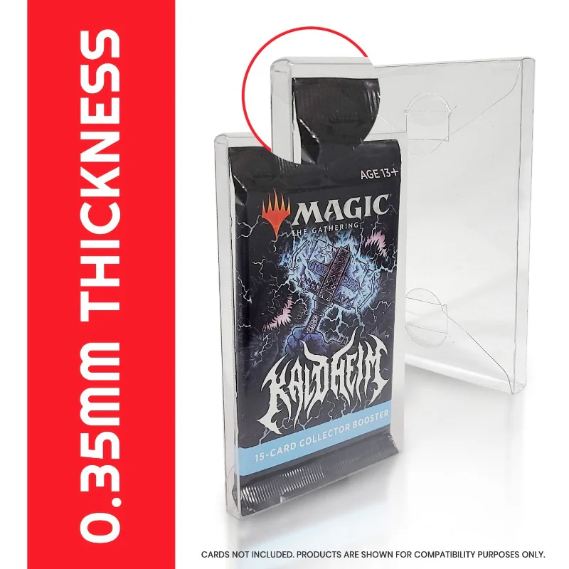 ER SINGLE PACK BOOSTER, MAGIC, YU-GI-OH ENVELOPE PET PROTECTOR 0.35MM 10PK