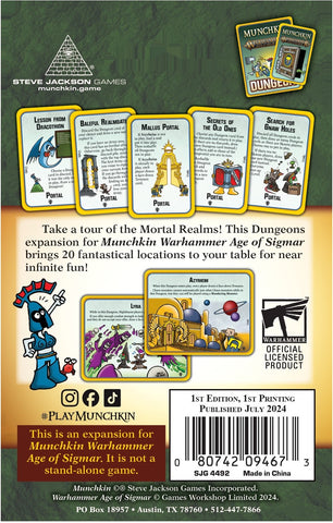 MUNCHKIN WARHAMMER AOS DIRE DOMAINS