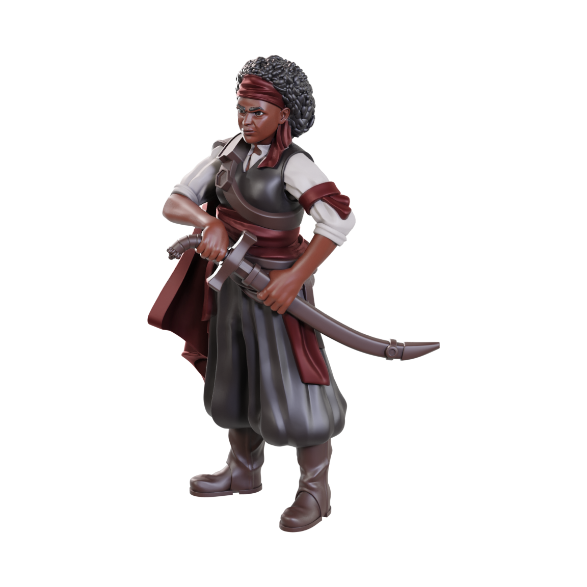 DND UNPAINTED MINIS WV23 ANSALON HUMAN ROGUE