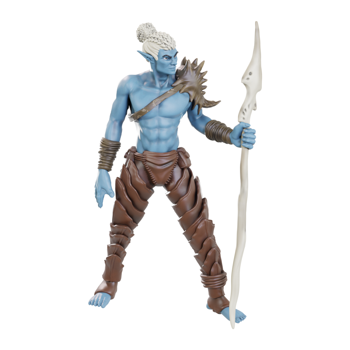 DND UNPAINTED MINIS WV23 SEA ELF LEADER