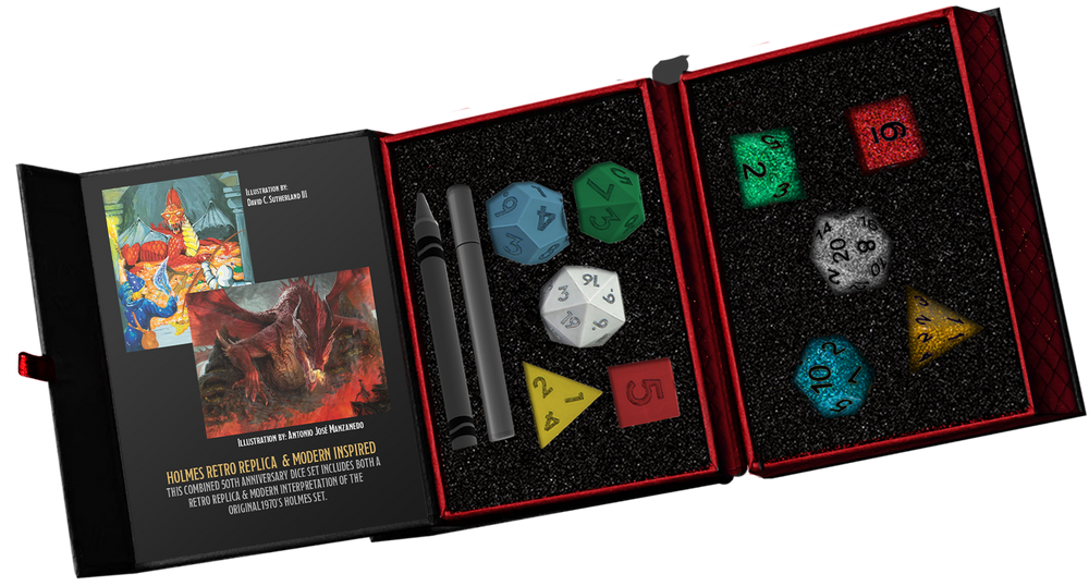 DND 50TH ANNIVERSARY DICE THEN/NOW SET