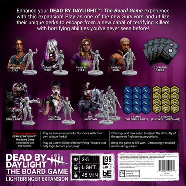 DEAD BY DAYLIGHT THE BOARD GAME LIGHTBRINGER EXPANSION