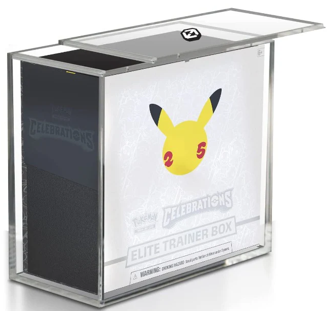 ER ACRYLIC PROTECTOR POKEMON ETB WITH SLIDING LID ANTI-UV 4.0MM