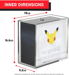 ER ACRYLIC PROTECTOR POKEMON ETB WITH SLIDING LID ANTI-UV 4.0MM