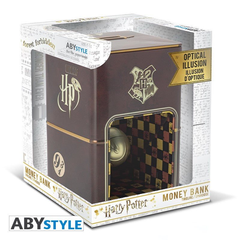 HARRY POTTER COIN BANK OPTICAL ILLUSION