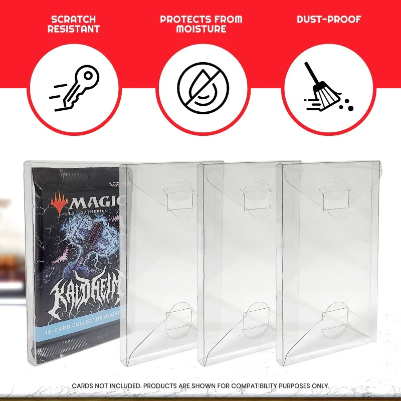 ER SINGLE PACK BOOSTER, MAGIC, YU-GI-OH ENVELOPE PET PROTECTOR 0.35MM 10PK
