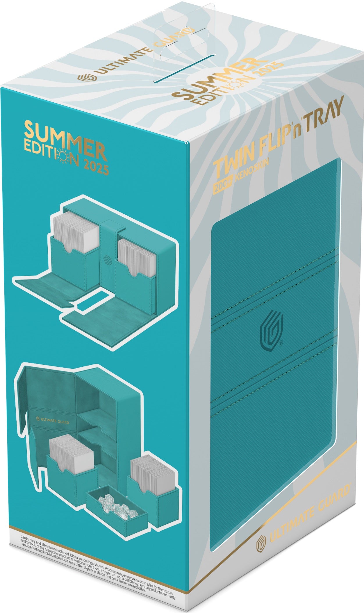 UG FLIP N TRAY DECK CASE 200+ SUMMER EDITION LAGOON