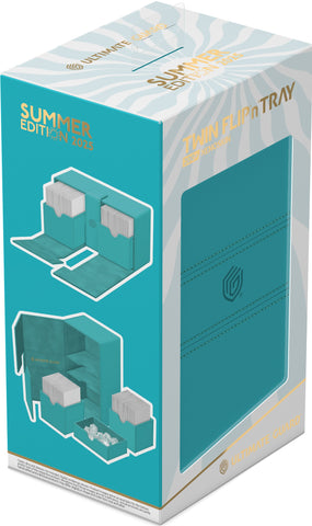 UG FLIP N TRAY DECK CASE 200+ SUMMER EDITION LAGOON