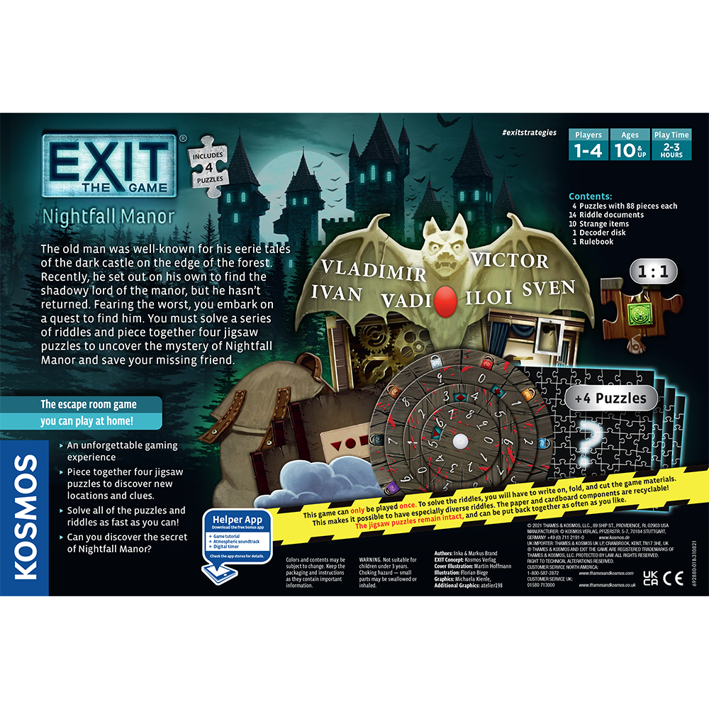 Exit The Game (Nightfall Manor)