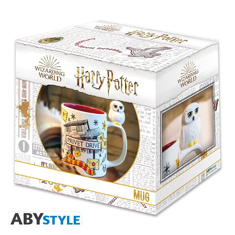 HARRY POTTER MUG 3D HANDLE HEDWIG/PRIVET DRIVE