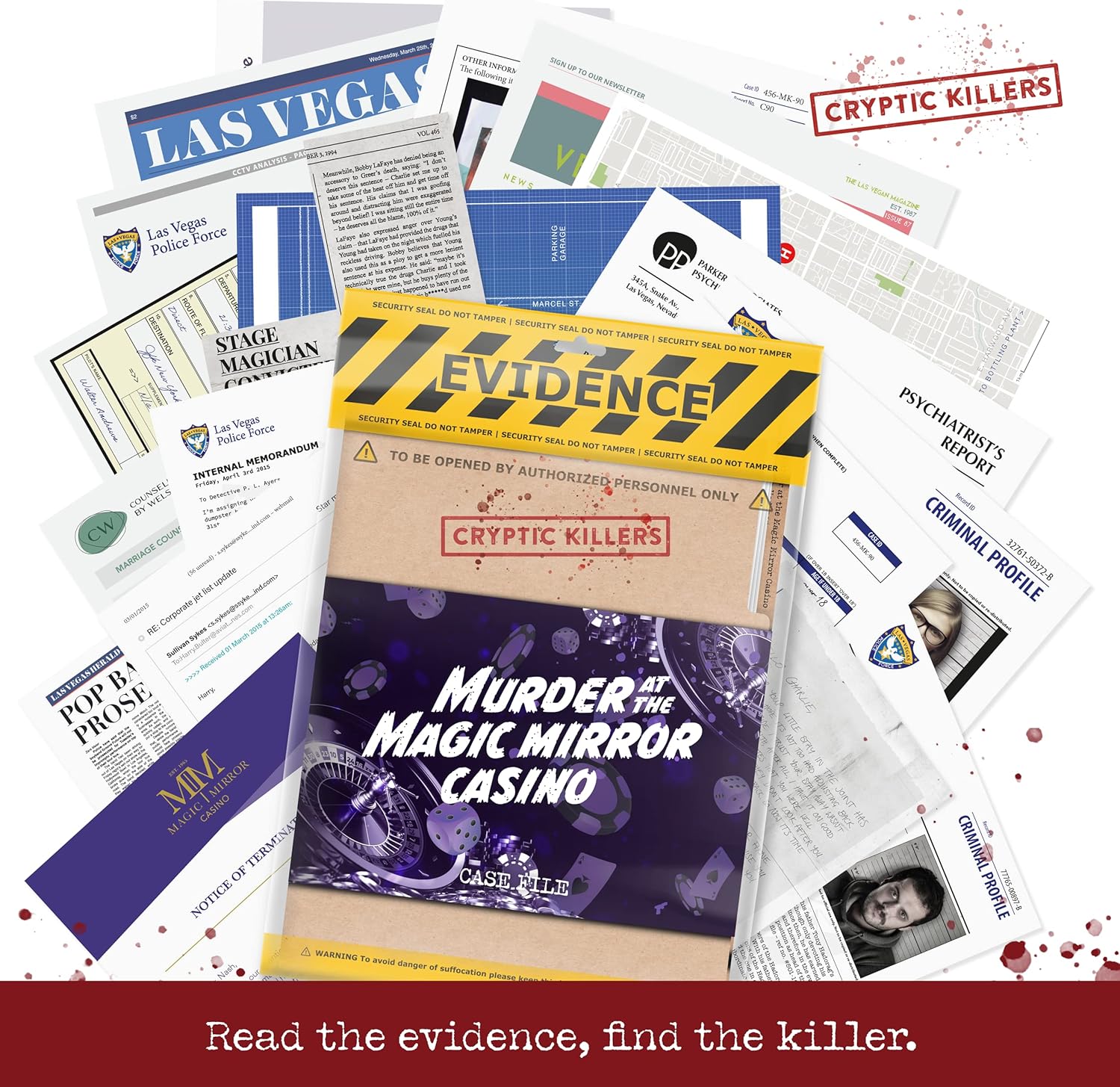 CRYPTIC KILLERS: MURDER AT THE MAGIC MIRROR CASINO