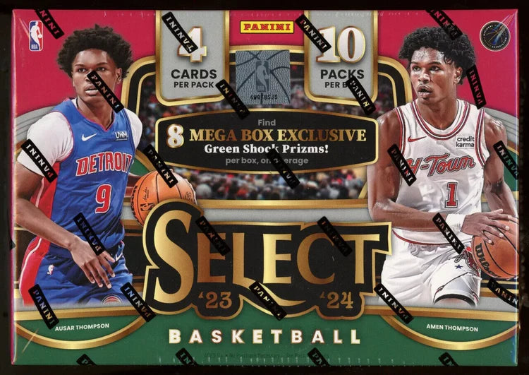 2023-24 Panini Select Basketball Mega Box Hobby Exclusive (Green Shock)