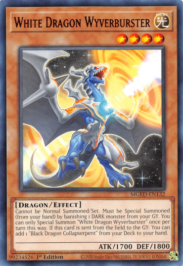 White Dragon Wyverburster [MGED-EN132] Rare