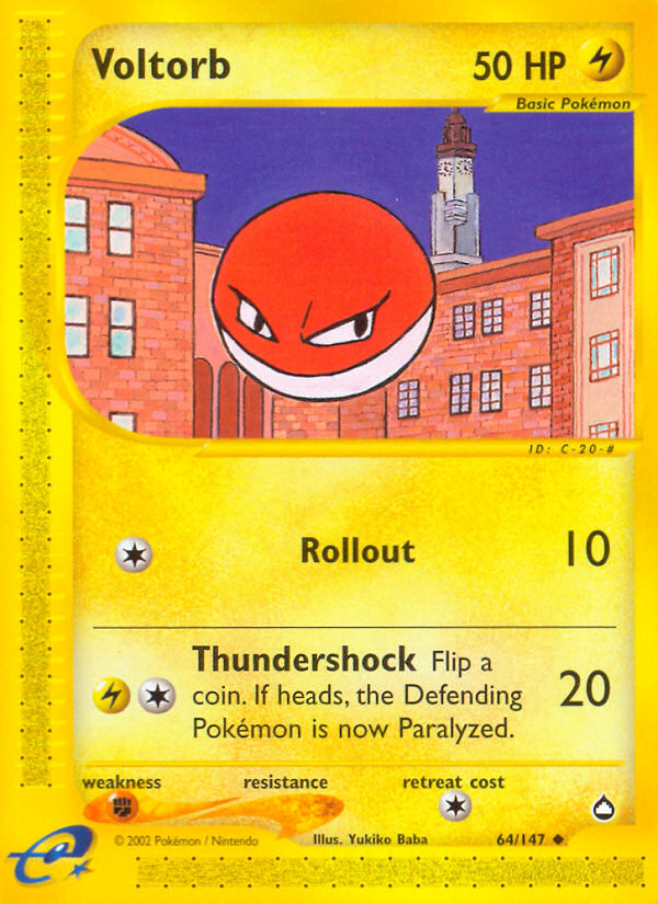 Voltorb (64/147) [Aquapolis]