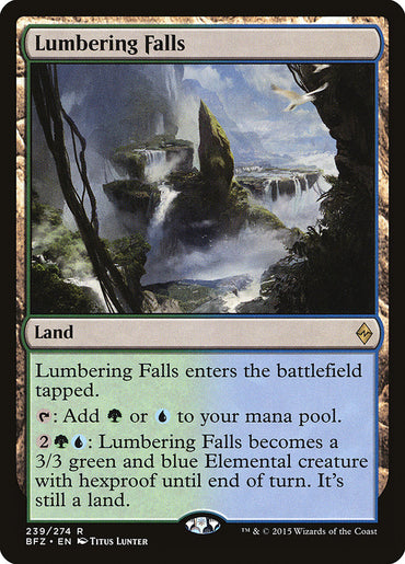 Lumbering Falls [Battle for Zendikar]