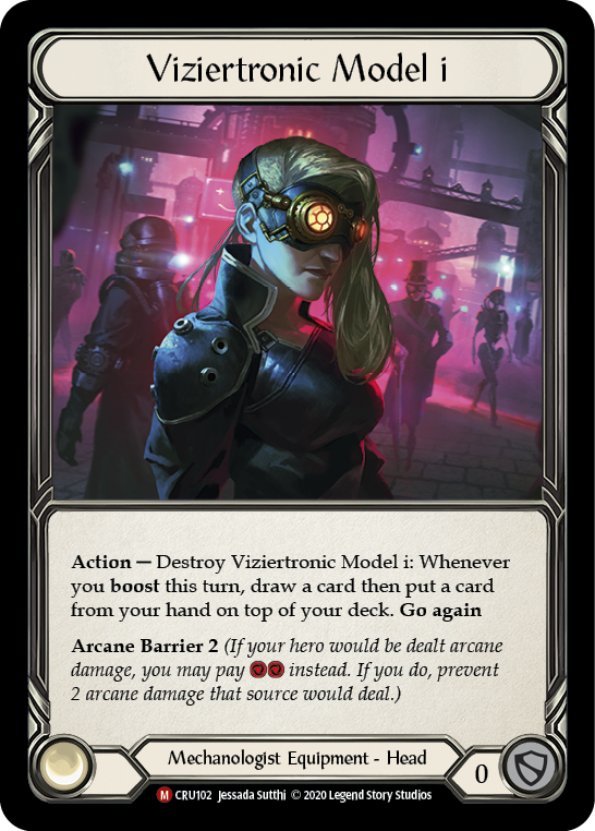 Viziertronic Model i [CRU102] (Crucible of War)  1st Edition Cold Foil