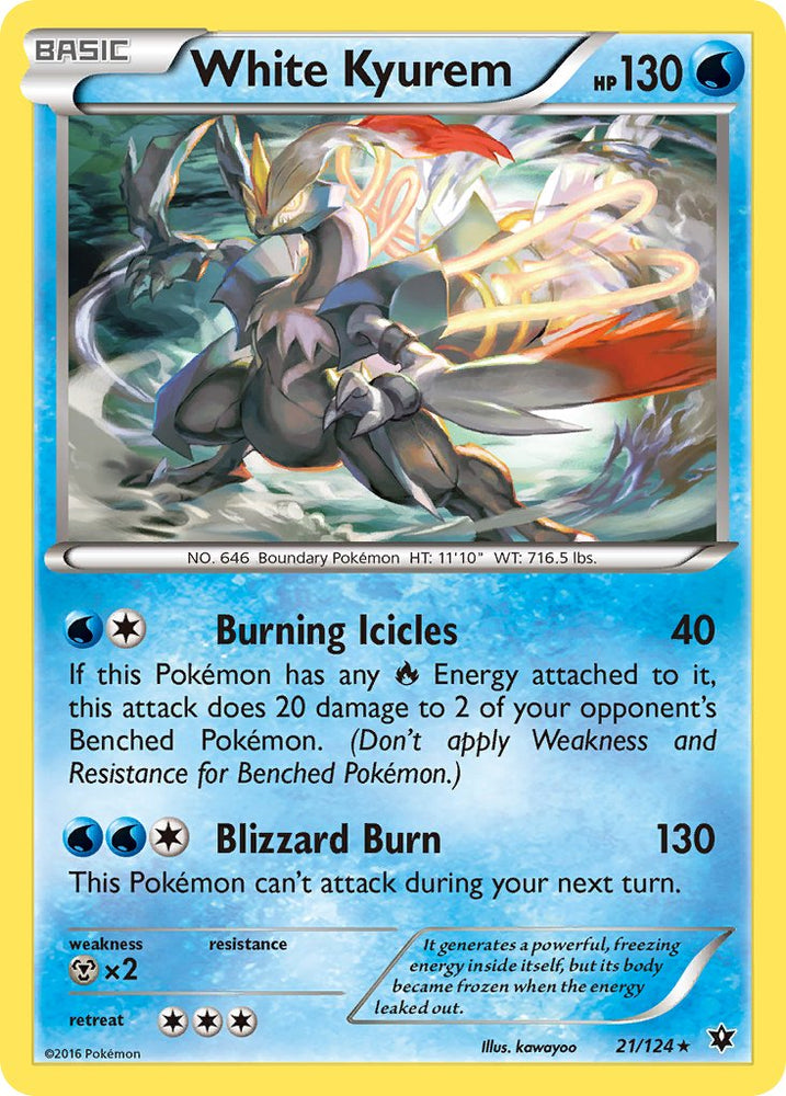 White Kyurem (21/124) (Theme Deck Exclusive) [XY: Fates Collide]