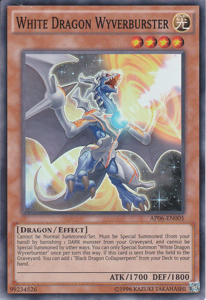 White Dragon Wyverburster [AP06-EN005] Super Rare