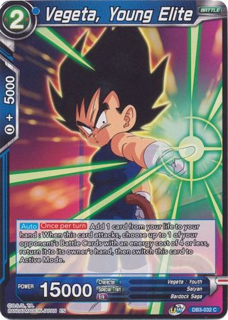 Vegeta, Young Elite (DB3-032) [Giant Force]