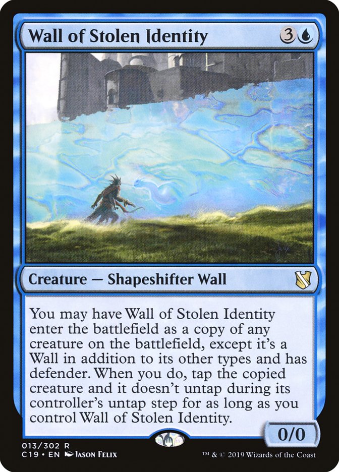 Wall of Stolen Identity [Commander 2019]