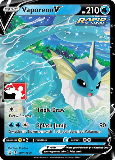 Vaporeon V (SWSH150) [Prize Pack Series One]