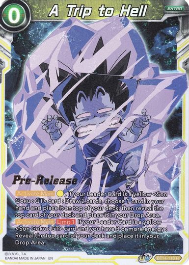 A Trip to Hell (BT14-118) [Cross Spirits Prerelease Promos]