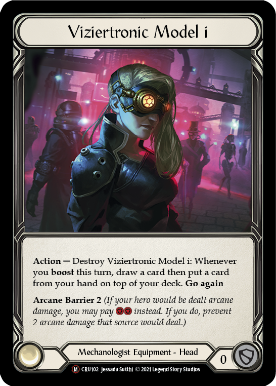 Viziertronic Model i [U-CRU102] (Crucible of War Unlimited)  Unlimited Rainbow Foil