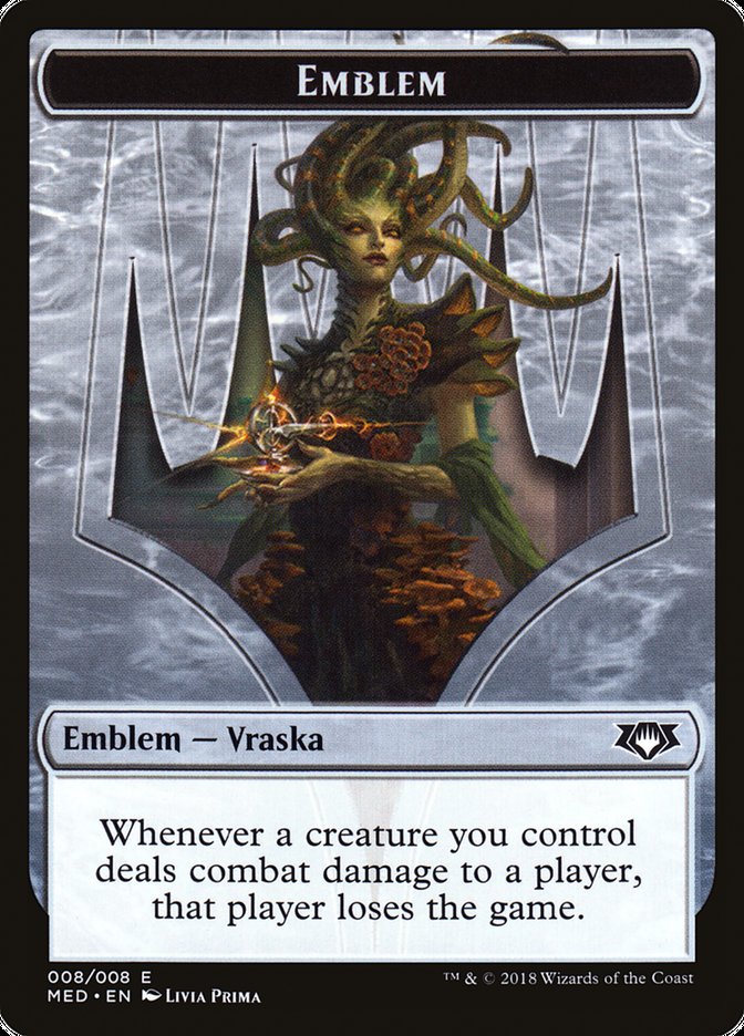 Vraska, Golgari Queen Emblem [Mythic Edition Tokens]