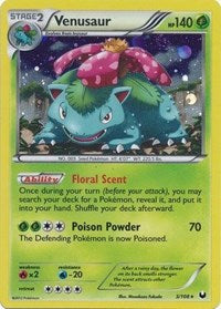 Venusaur (3/108) (Cosmos Holo) (Blister Exclusive) [Black & White: Dark Explorers]