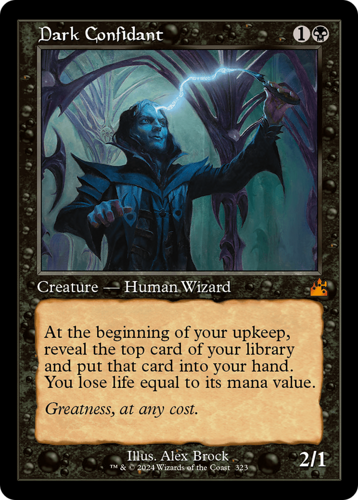 Dark Confidant (Retro Frame) [Ravnica Remastered]