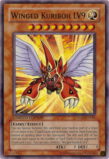 Winged Kuriboh LV9 [YG03-EN001] Ultra Rare