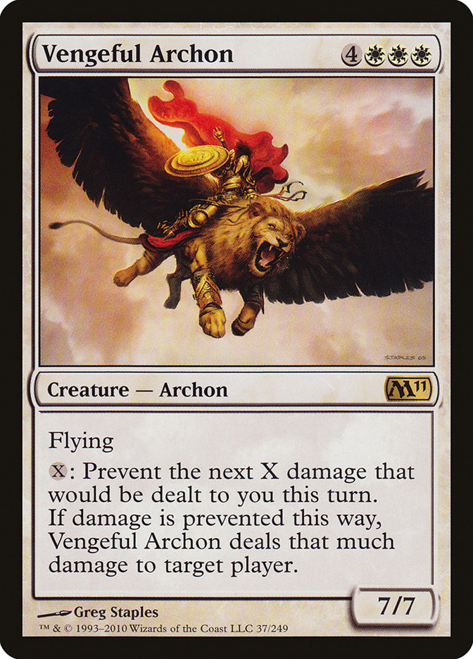 Vengeful Archon [Magic 2011]